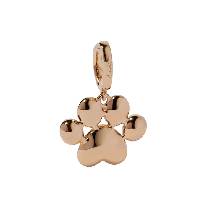 Annoushka Paw Print Charm Pendant In 18ct Yellow Gold