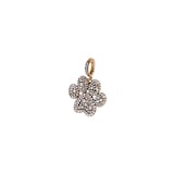 Annoushka Paw Print Charm Pendant In 18ct Yellow Gold With Diamonds