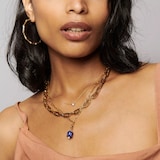 Annoushka Tulips Pendant In 18ct Yellow Gold With Lapis Lazuli And Pearl