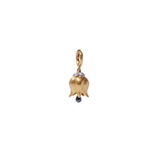 Annoushka Tulips Pendant In 18ct Yellow Gold With Briolette Spinel