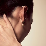 Annoushka Tulips Earring Drops In 18ct Yellow Gold With Briolette Spinel