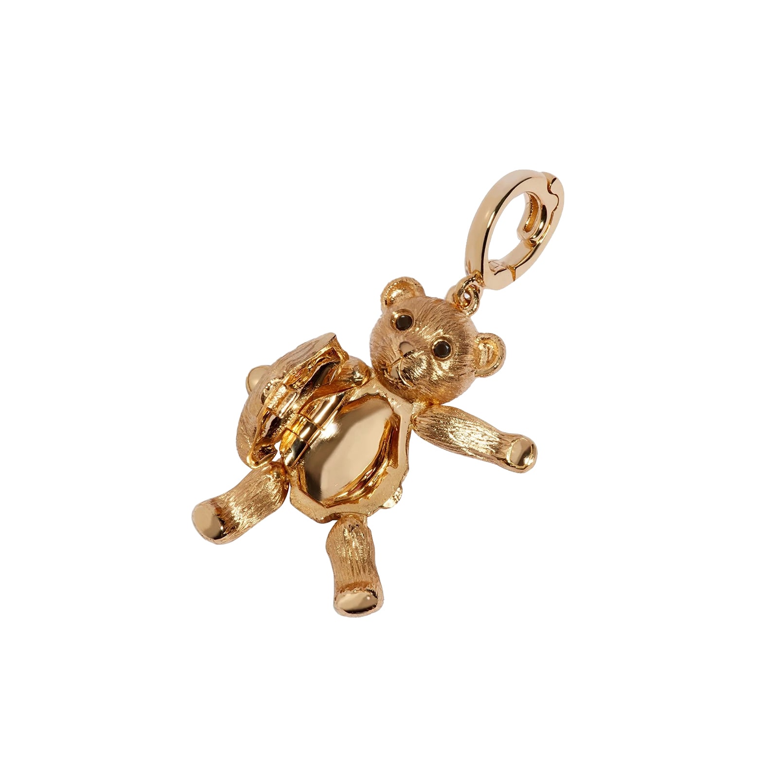 Annoushka Mythology Teddy Bear Locket Charm Pendant In 18ct Yellow Gold With Diamonds & Ruby Annoushka Mythology Teddy Bear Locket Charm Pendant In 18ct Yellow Gold With Diamonds & Ruby
