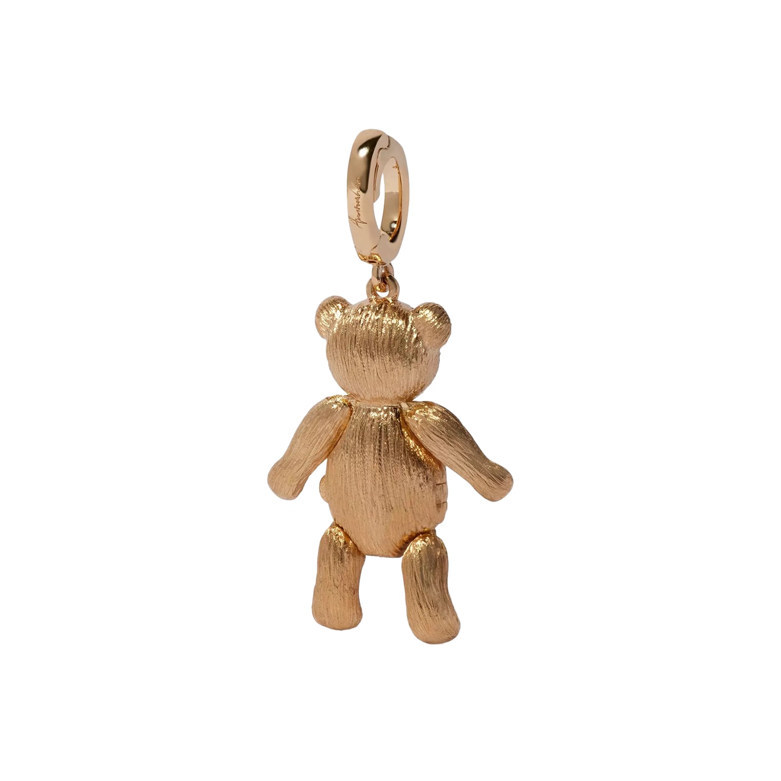 Annoushka Mythology Teddy Bear Locket Charm Pendant In 18ct Yellow Gold With Diamonds & Ruby Annoushka Mythology Teddy Bear Locket Charm Pendant In 18ct Yellow Gold With Diamonds & Ruby