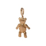 Annoushka Mythology Teddy Bear Locket Charm Pendant In 18ct Yellow Gold With Diamonds & Ruby
