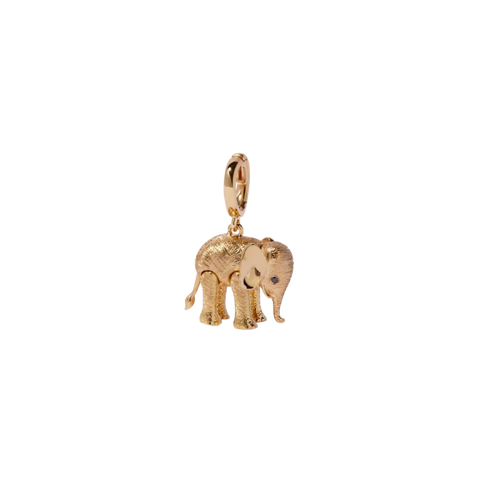 Annoushka Mythology Baby Elephant Charm Pendant In 18ct Yellow Gold With Diamonds