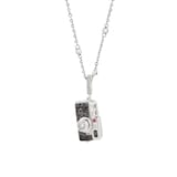 Annoushka Mythology Camera Locket Charm Pendant In 18ct White Gold With Diamonds