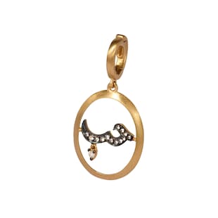 Annoushka Arabic Love Charm Pendant In 18ct Yellow Gold With Diamonds