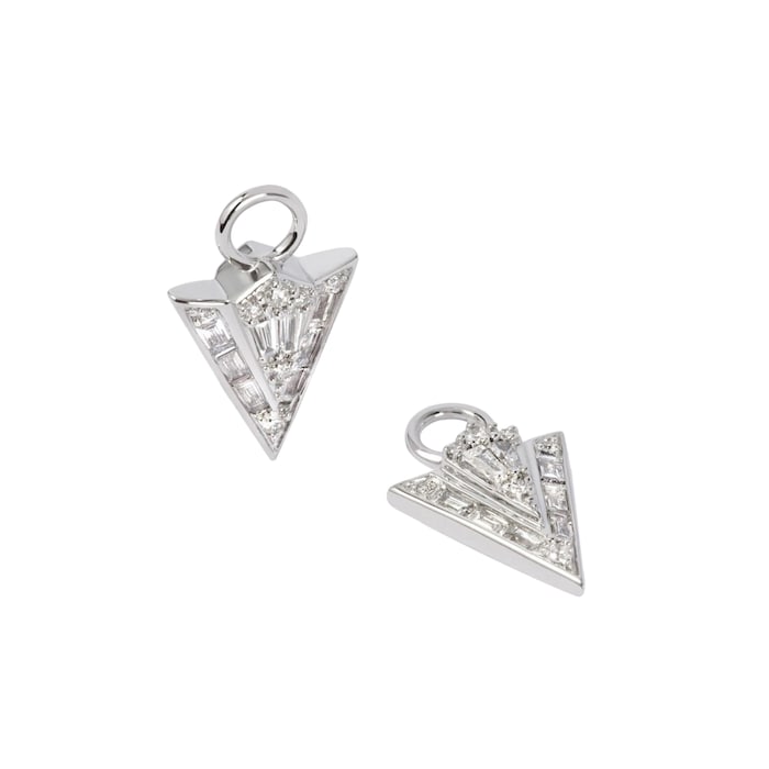 Annoushka Flight Arrow Earring Drops In 18ct White Gold With Diamonds
