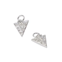 37560221 - Flight Arrow Earring Drops In 18ct White Gold With Diamonds