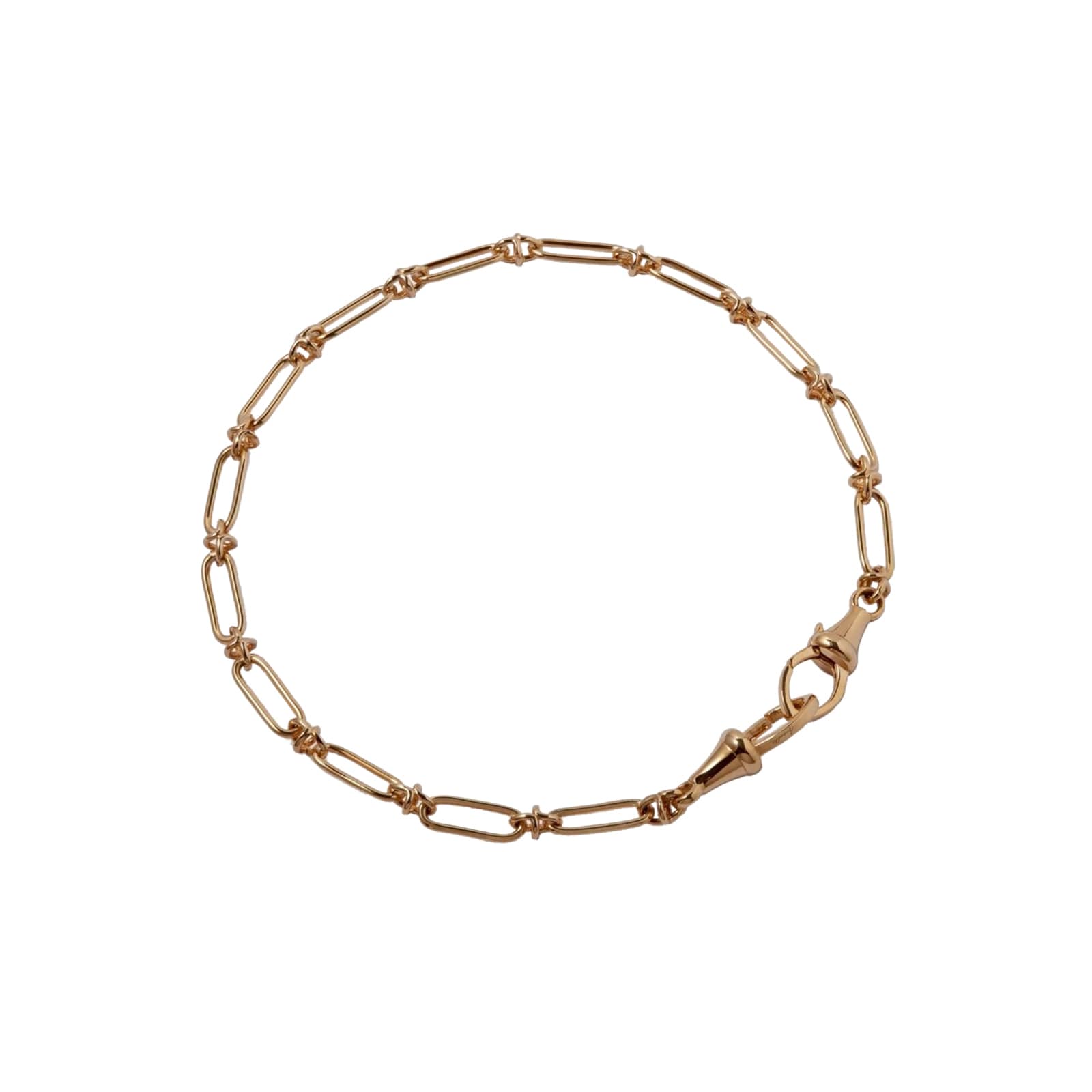 Annoushka Knuckle Classic Chain Bracelet In 14ct Yellow Gold