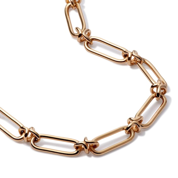 Annoushka Knuckle Classic Chain Necklace In 14ct Yellow Gold