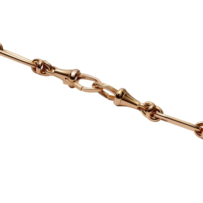 Annoushka Knuckle Bold Chain Necklaces In 14ct Yellow Gold