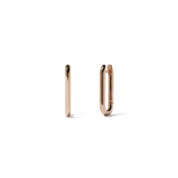 Annoushka Knuckle Hoop Earrings In 14ct Yellow Gold
