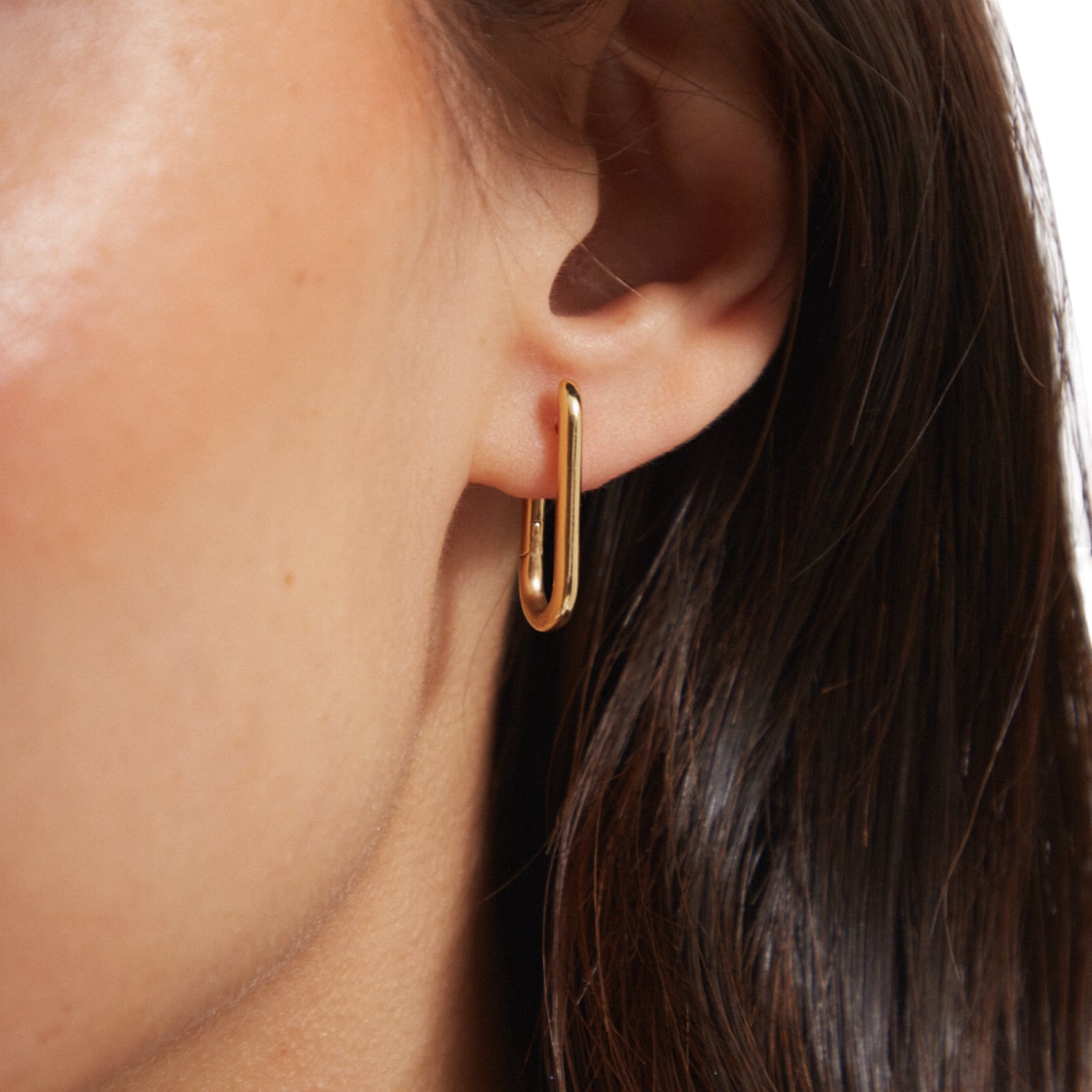 Annoushka Knuckle Hoop Earrings In 14ct Yellow Gold Annoushka Knuckle Hoop Earrings In 14ct Yellow Gold