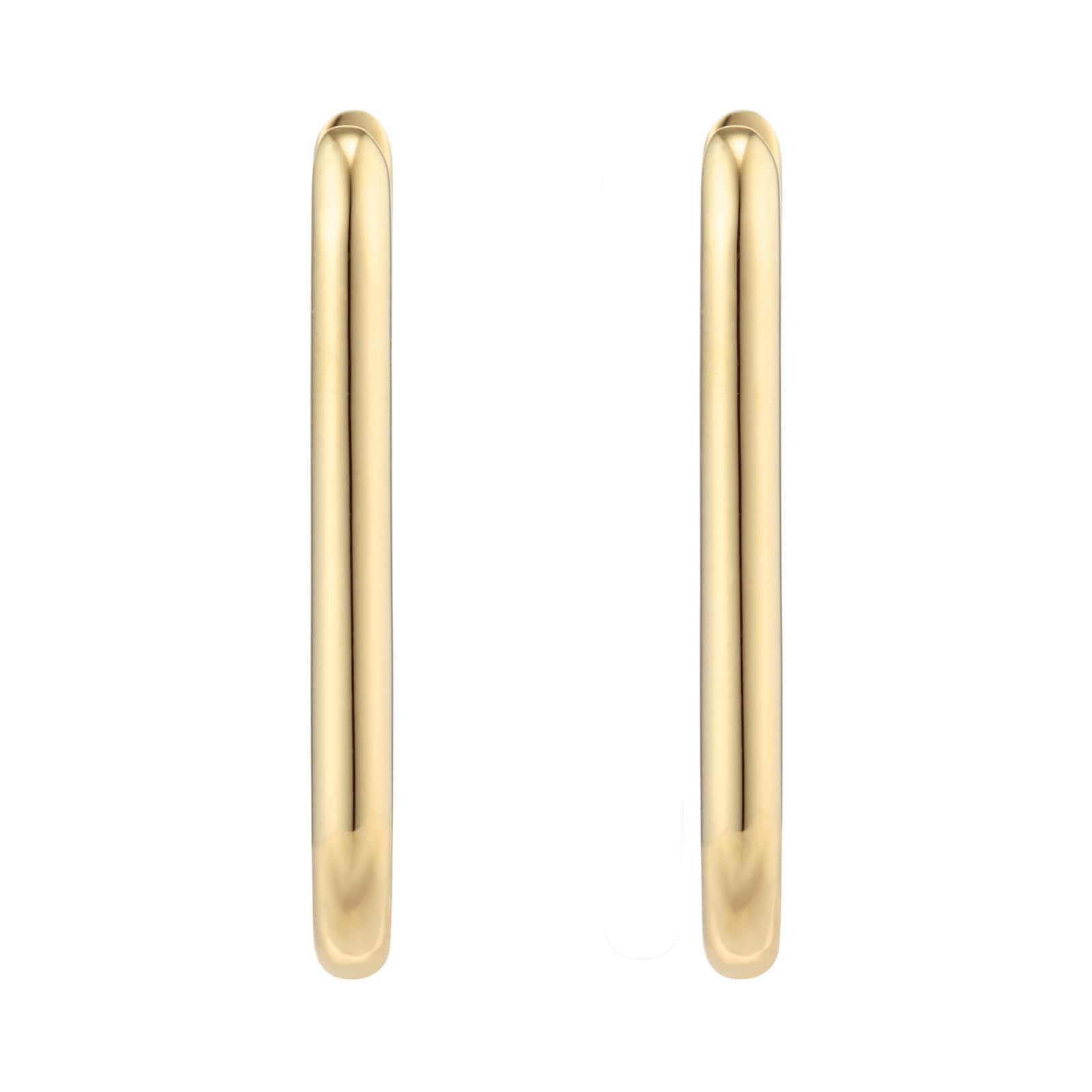 Annoushka Knuckle Hoop Earrings In 14ct Yellow Gold Annoushka Knuckle Hoop Earrings In 14ct Yellow Gold