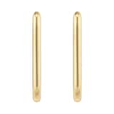 Annoushka Knuckle Hoop Earrings In 14ct Yellow Gold