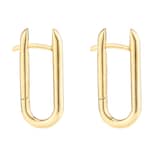 Annoushka Knuckle Hoop Earrings In 14ct Yellow Gold