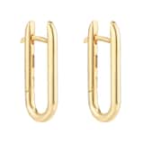 Annoushka Knuckle Hoop Earrings In 14ct Yellow Gold