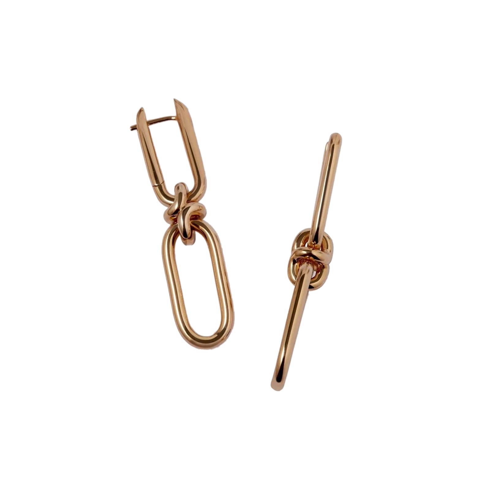 Annoushka Knuckle Double Hoop Earrings In 14ct Yellow Gold Annoushka Knuckle Double Hoop Earrings In 14ct Yellow Gold