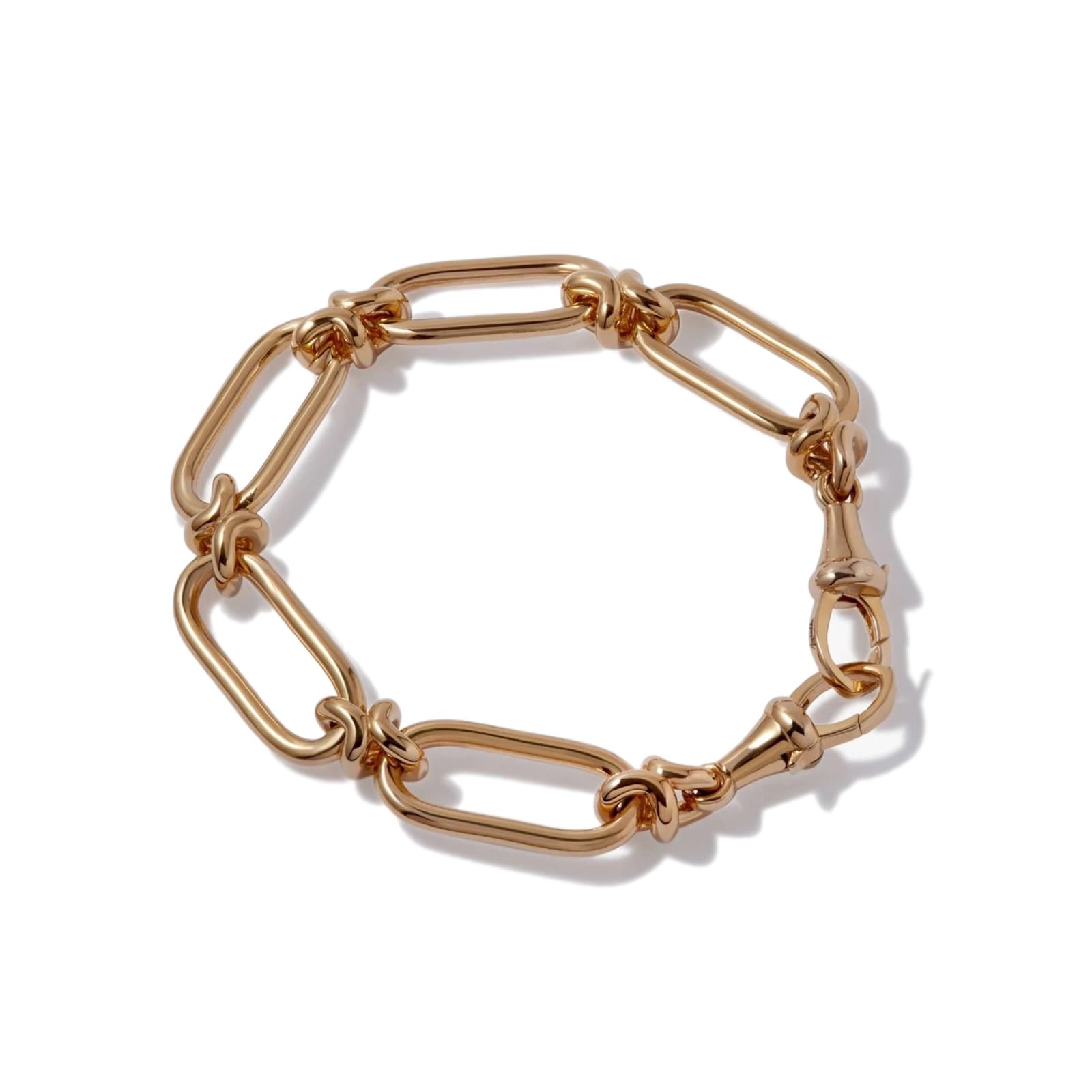 Annoushka Knuckle Heavy Chain Bracelet In 14ct Yellow Gold