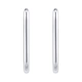 Annoushka Knuckle Hoop Earrings In 14ct White Gold
