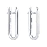 Annoushka Knuckle Hoop Earrings In 14ct White Gold
