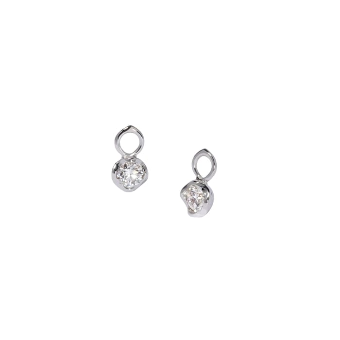 Annoushka Whoopsie Daisy Earring Drops In 18ct White Gold With Diamonds