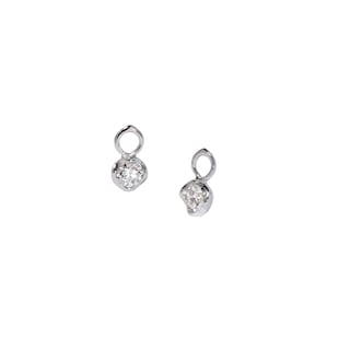Annoushka Whoopsie Daisy Earring Drops In 18ct White Gold With Diamonds