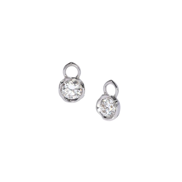 Annoushka Whoopsie Daisy Earring Drops In 18ct White Gold With Diamonds
