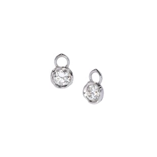 Annoushka Whoopsie Daisy Earring Drops In 18ct White Gold With Diamonds