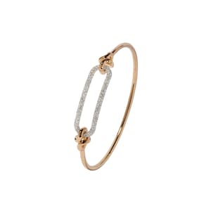 Annoushka Knuckle Dust Bangle In 18ct Yellow Gold With Diamonds