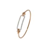 Annoushka Knuckle Dust Bangle In 18ct Yellow Gold With Diamonds