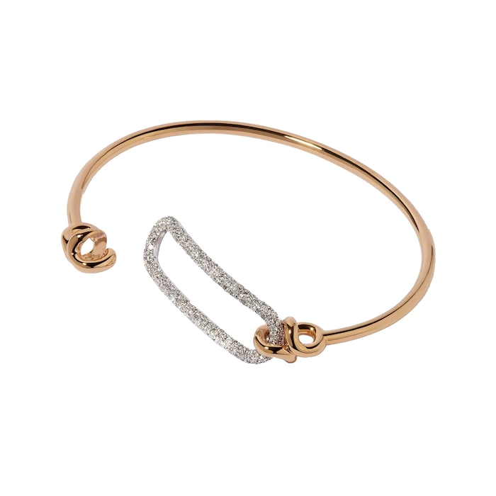 Annoushka Knuckle Dust Bangle In 18ct Yellow Gold With Diamonds