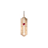 Annoushka LoveOmeter Charm Pendant In 18ct Yellow Gold With Ruby And Diamonds