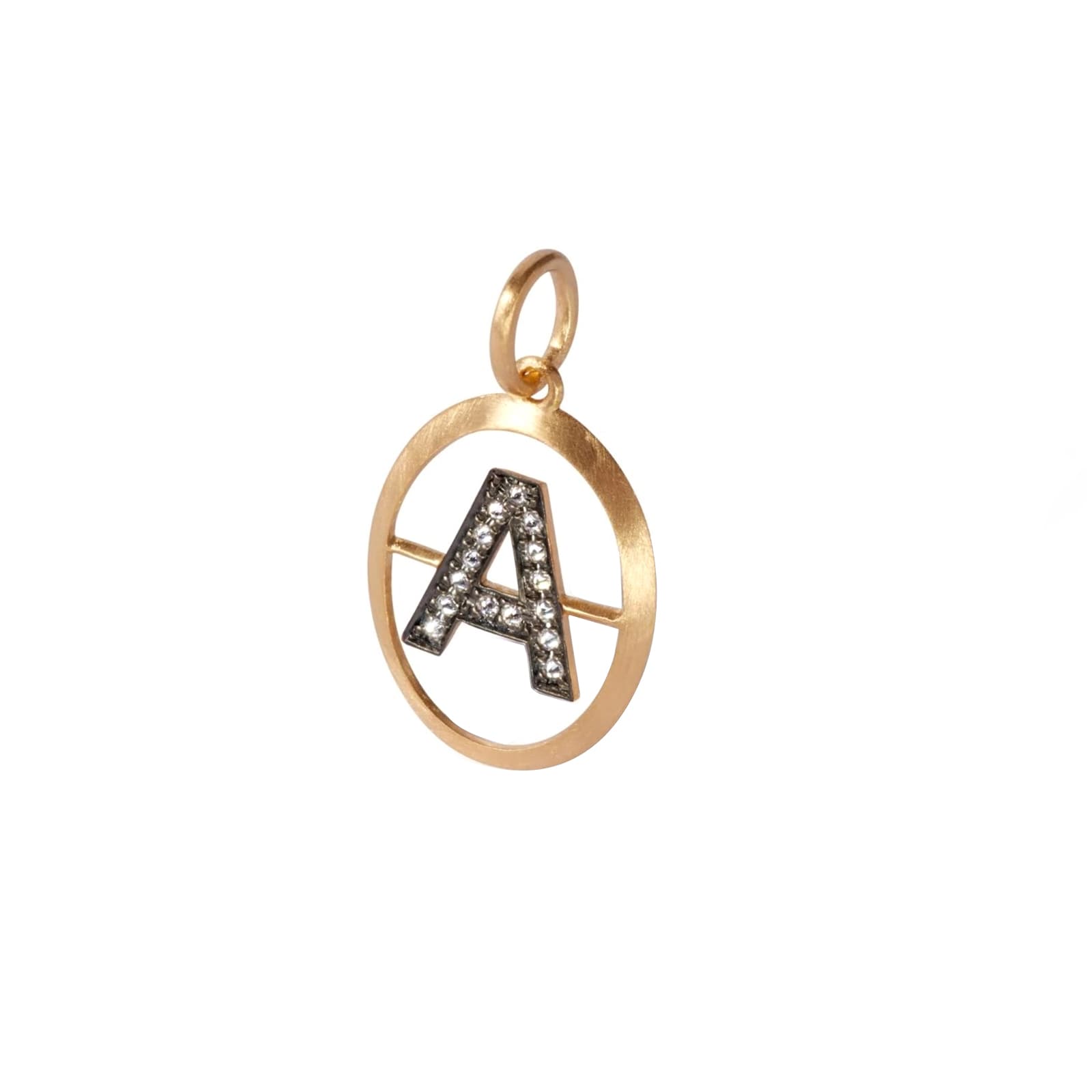 Annoushka Initials A Pendant In 18ct Yellow Gold With Diamonds Annoushka Initials A Pendant In 18ct Yellow Gold With Diamonds