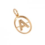 Annoushka Initials A Pendant In 18ct Yellow Gold With Diamonds