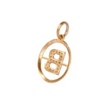 Annoushka Initials B Pendant In 18ct Yellow Gold With Diamonds