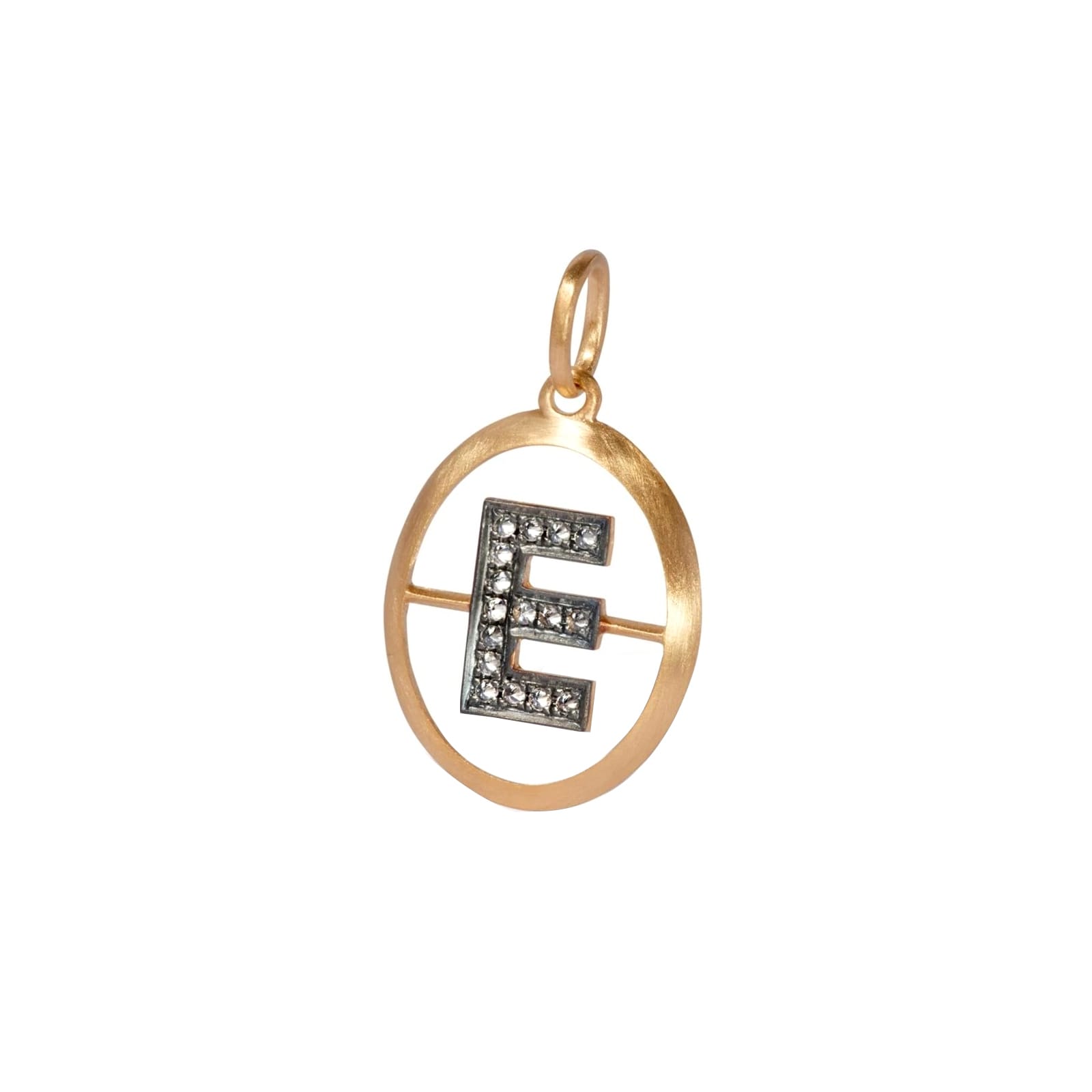 Annoushka Initials E Pendant In 18ct Yellow Gold With Diamonds Annoushka Initials E Pendant In 18ct Yellow Gold With Diamonds
