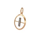 Annoushka Initials I Pendant In 18ct Yellow Gold With Diamonds