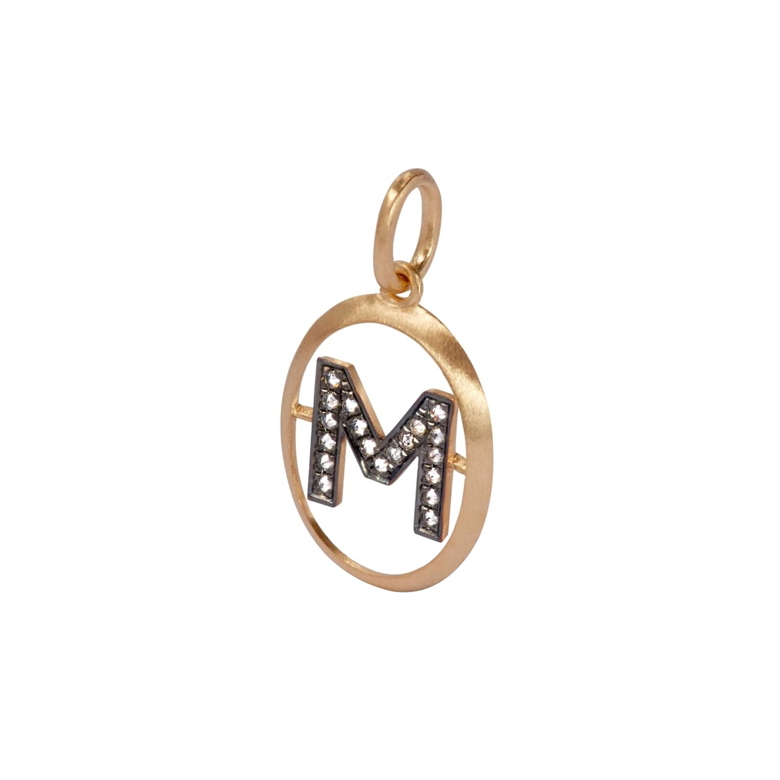 Annoushka Initials M Pendant In 18ct Yellow Gold With Diamonds Annoushka Initials M Pendant In 18ct Yellow Gold With Diamonds