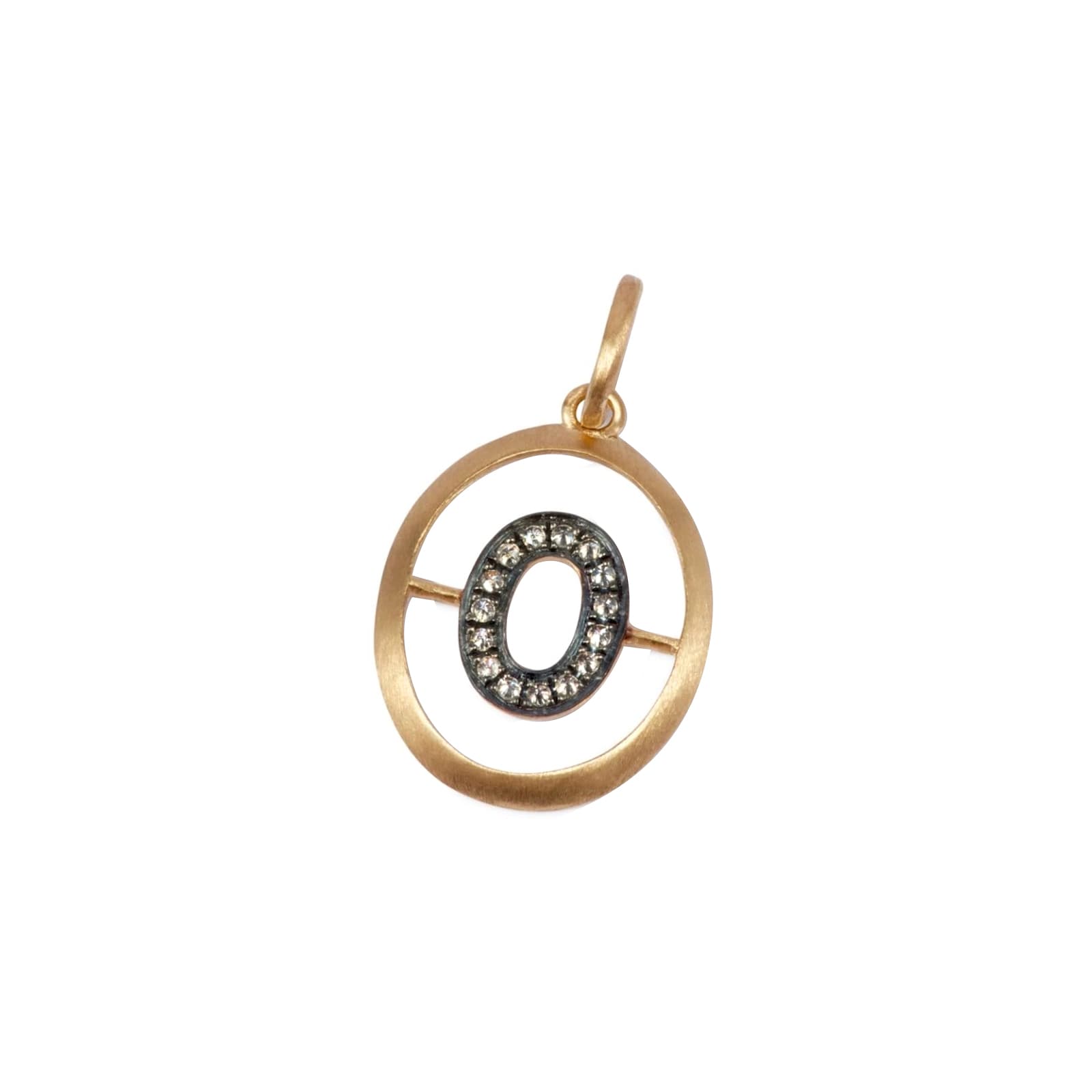 Annoushka Initials O Pendant In 18ct Yellow Gold With Diamonds Annoushka Initials O Pendant In 18ct Yellow Gold With Diamonds