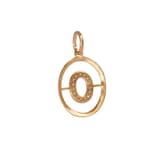 Annoushka Initials O Pendant In 18ct Yellow Gold With Diamonds