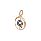 Annoushka Initials Q Pendant In 18ct Yellow Gold With Diamonds