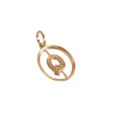 Annoushka Initials Q Pendant In 18ct Yellow Gold With Diamonds