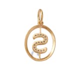 Annoushka Initials S Pendant In 18ct Yellow Gold With Diamonds