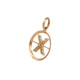 Annoushka Initials X Pendant In 18ct Yellow Gold With Diamonds