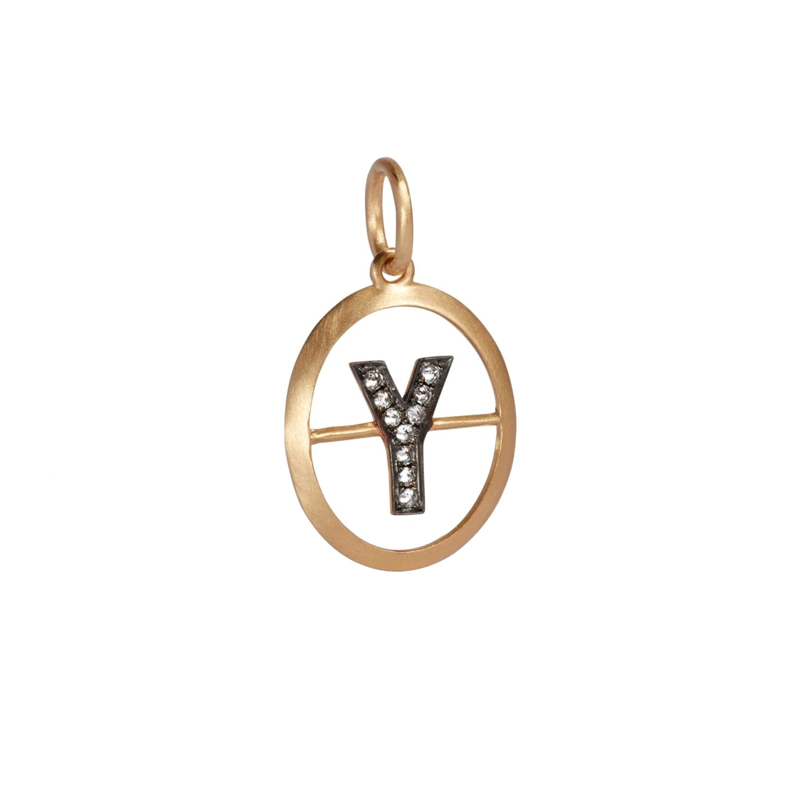 Annoushka Initials Y Pendant In 18ct Yellow Gold With Diamonds Annoushka Initials Y Pendant In 18ct Yellow Gold With Diamonds