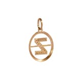 Annoushka Initials Z Pendant In 18ct Yellow Gold With Diamonds