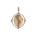 Annoushka Mythology Spinning Globe Pendant In 18ct Yellow Gold With Diamonds
