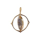 Annoushka Mythology Spinning Globe Pendant In 18ct Yellow Gold With Diamonds